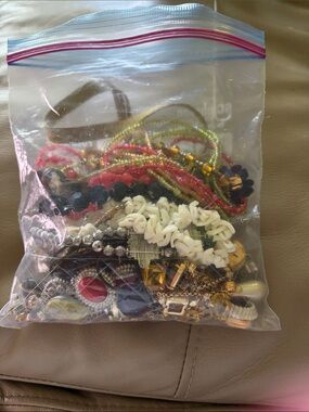 Mixed bag of wearable jewelry